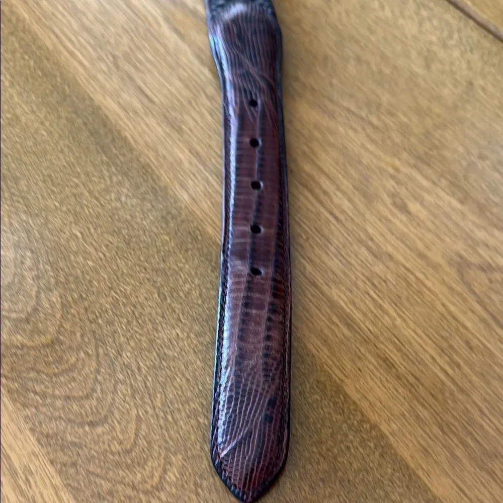 Bill Adler Studio leather woven belt